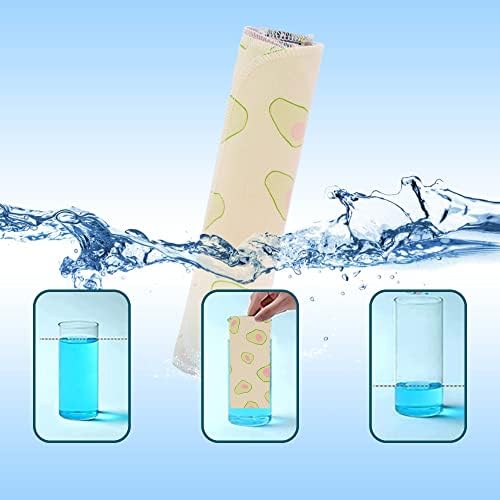 Simnice Reusable Paperless Paper Towels — Eco-Friendly Reusable Napkins Paper Towel, Washable Cotton Cloth Roll for Kitchen,25 Pack 10”x10”with Cardboard Roll