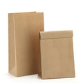BagDream Paper Lunch Bags 4lb 100Pcs Snack Bags, Craft Bags, Bread Bags, Sack Lunch Bags Bulk 5x2.95x9.45 Inches Recycled Brown Paper Bags