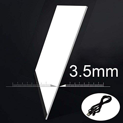Huacan LED Light Pad Board for Diamond Painting Tablet Ultrathin 3 Level Dimmable Portable USB Charging Apply to Diamond Art Kits