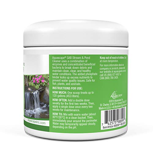 Aquascape 98899 SAB Stream & Pond Clean Water Treatment, 8.8-Ounce