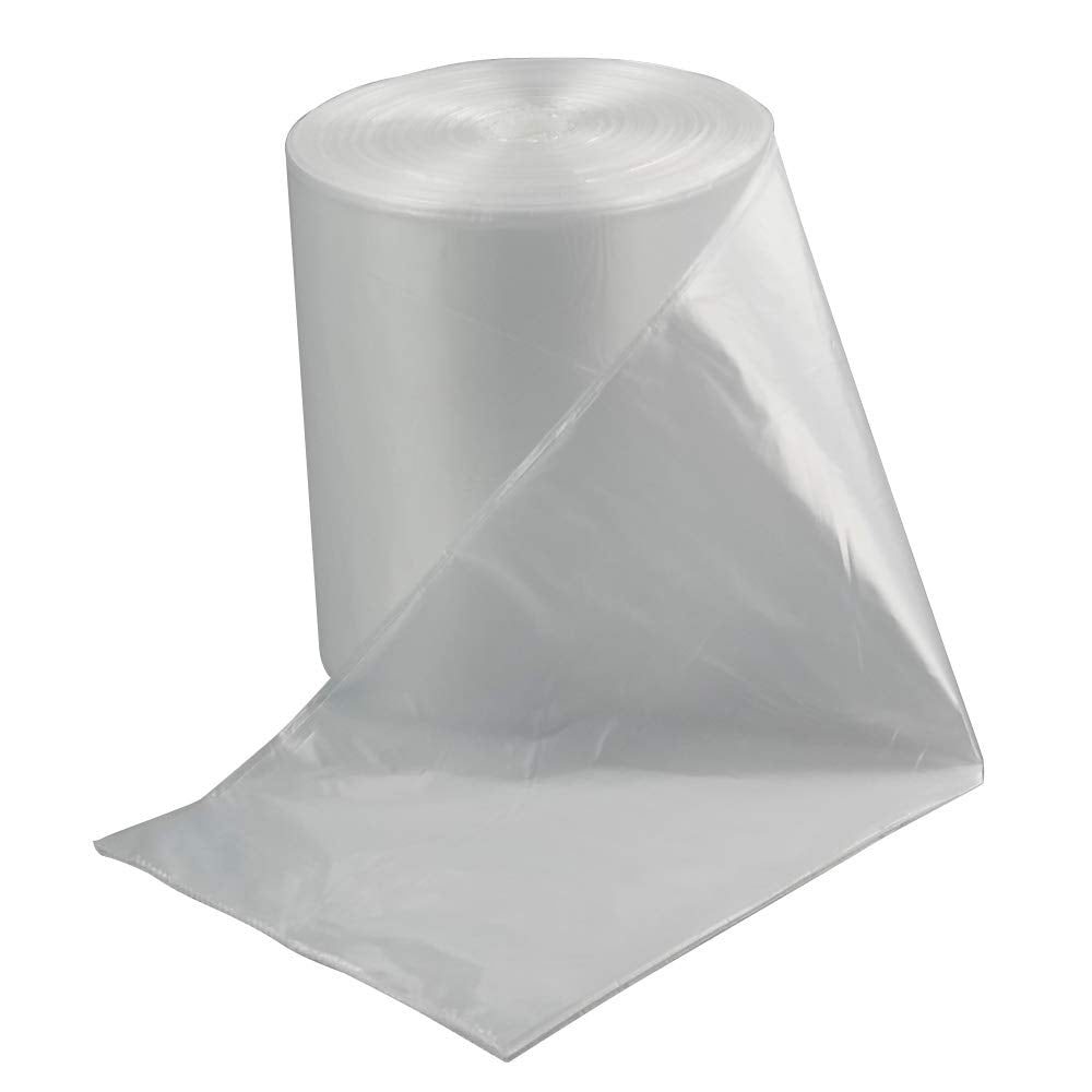 Lesbin 18 Gallon Clear Large Trash Bag, Kitchen Trash Compactor Bags, 90 Counts