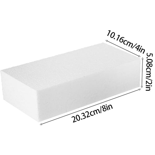 14 pieces Styrofoam Foam Board Sheets Block High Density Rectangle Blocks Craft Block Bricks for Arts And Crafts Modeling Centerieces White Hard DIY Arts Crafts Floral Arrangements Carving