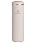 Stanley AeroLight Transit Bottle 16 oz | Locking Drink Through Lid | Leak Resistant Water Bottle or Coffee Travel Mug | Lightweight Insulated Stainless Steel | BPA-Free | Rose Quartz
