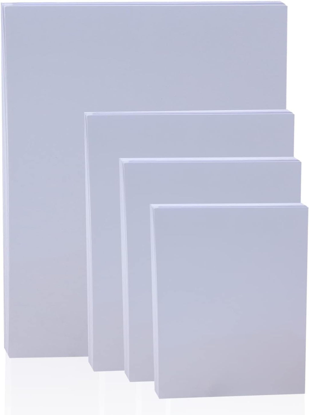 150 Glossy Photo Paper,White Photographic Paper 3 Sizes (4"x6", 5"x7", 8"x10") - 50 Sheets per Pack,White Photographic Paper Single Side Printable Photo for All Inkjet Printers Letter Size