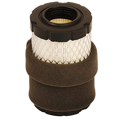 HIFROM Air Filter Pre Filter Oil Fuel Filter Spark Plug Tune Up kit Compatible with John Deere L105 L108 LA135 LA145 D100 D160 D170 D120 for MIU14395 AM125424 MIU13963 Lawn Mower