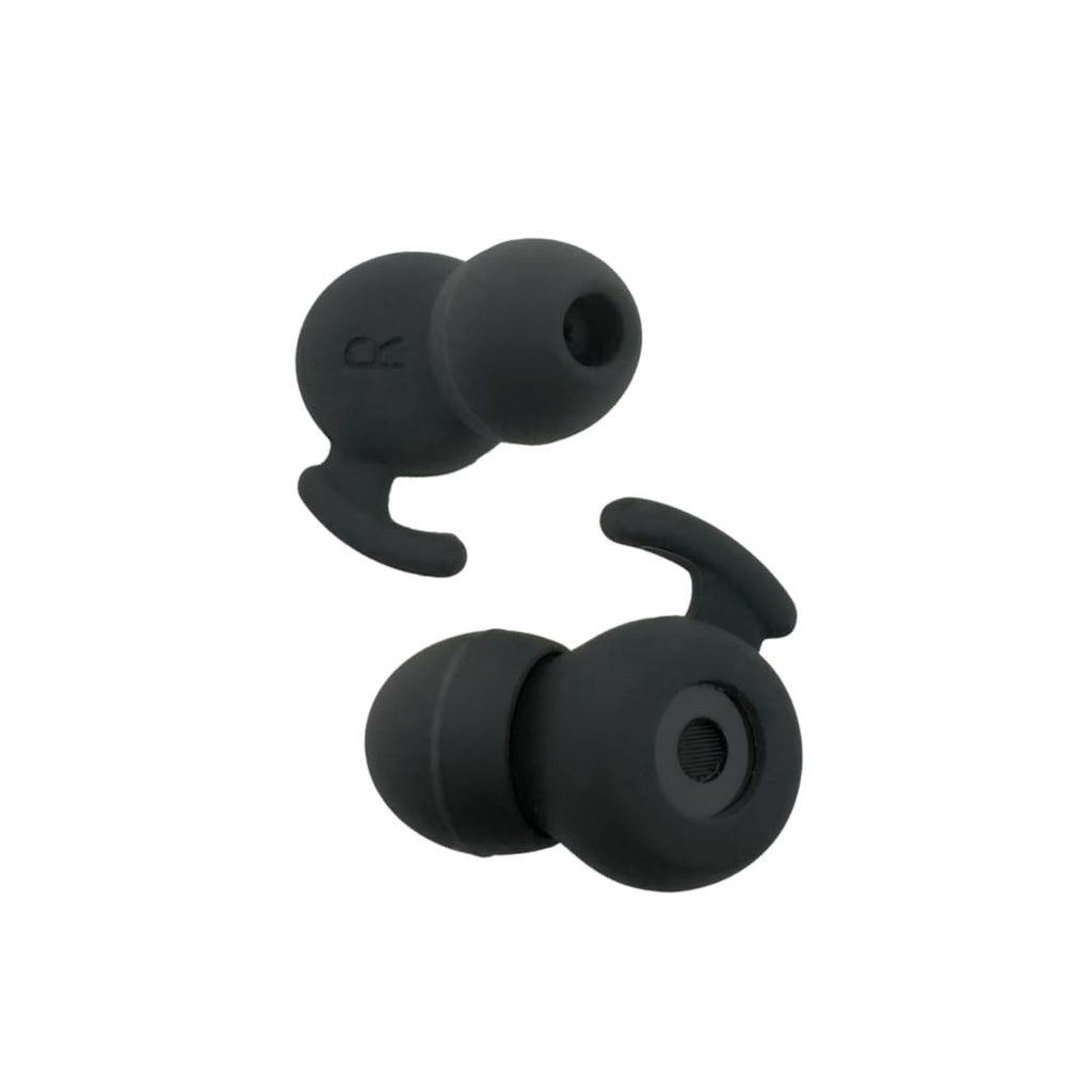 serenesound RAVE High Fidelity Earplugs Made for Raving – Premium Noise Reduction for EDM Festivals, Raves, Concerts, Nightclubs and More (Black)