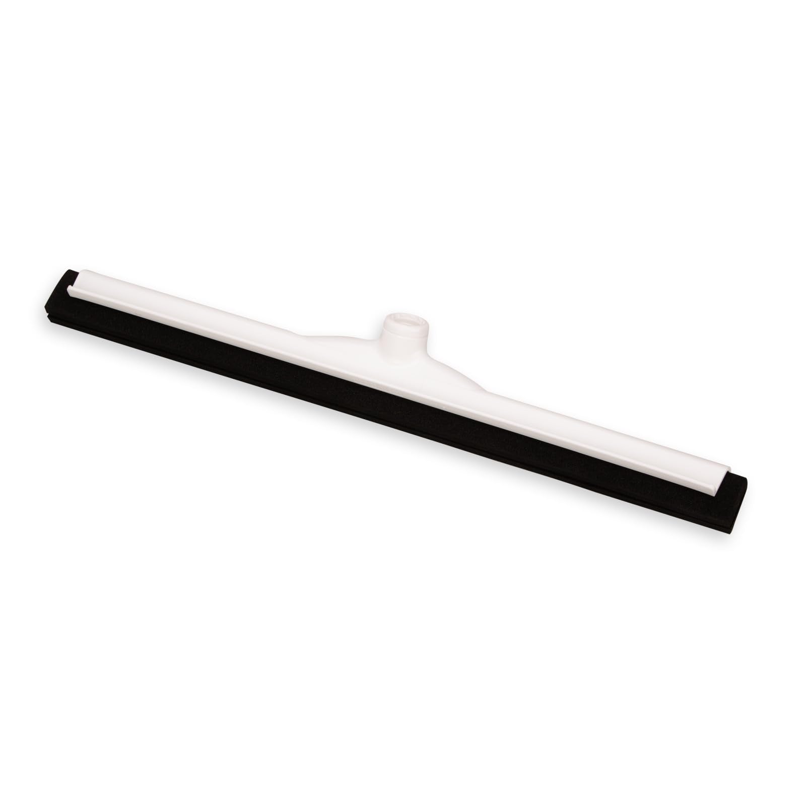 Carlisle 36622200 Flo-Pac Soft Foam Rubber Squeegee with Plastic Frame, 22" Length, White-Black
