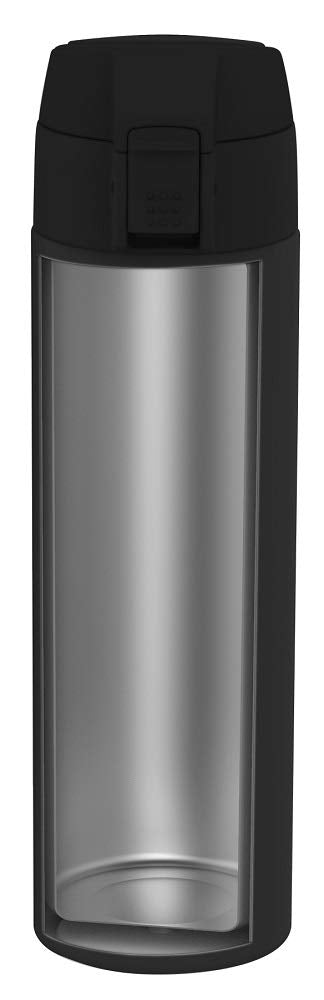 ZWILLING Thermo Vacuum Insulated Stainless Steel Beverage Flask 450ML - Reusable Water Bottle, Travel Mug, Leak Proof Lid, Double Wall Insulation, Mug for Coffee and Tea, Dishwasher Safe -Black