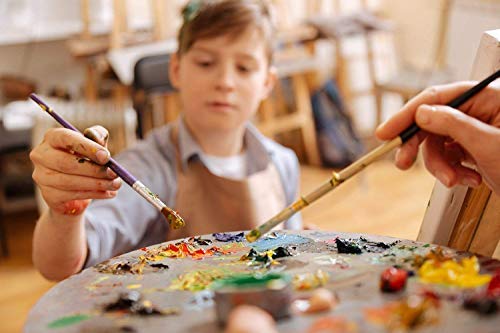 Oil Paint Set, Ohuhu 24 Color Oil-Based Artists Paints Tubes Oil Painting Set, 12ml x 24 Tubes, For School Class, Beginner, Students, Art Gift Choice for DIY Art Gift