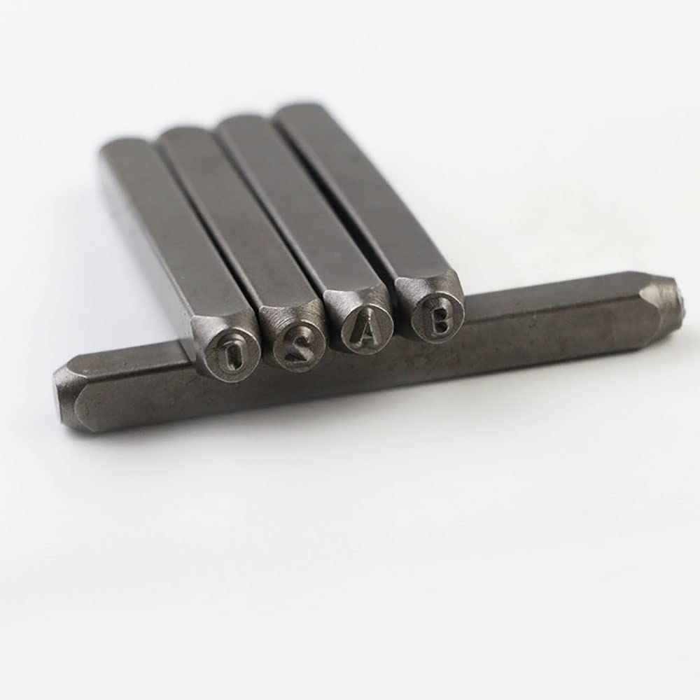 Singring 36PCS Steel Number and Letter Stamp Punch Tool Metal Letter Stamp Punches Set Perfect for Imprinting Metal (3mm)