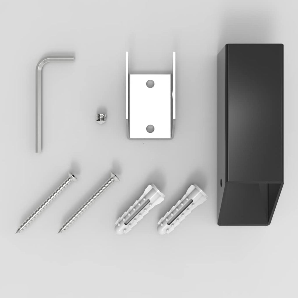 NINETREX Black Towel Hook SUS 304 Stainless Steel Modern Matte Black Wall Hook Heavy Duty Robe Hook for Bathroom Livingroom Wall Mounted 4 Pack