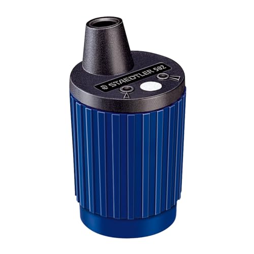 STAEDTLER Mars Lead Pointer - Precision Mechanical Pencil Sharpener with Auto-Stop for 2mm Pencils - Rotary Action with Dust Wiper & Adjustable Cone