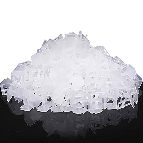 DGSL Tile Leveling System Clips - 500-Piece DIY Tiles Leveler Spacers (1/16 Inch) - Tile Leveling System for Professional Ceramic Tile and Stone Installation