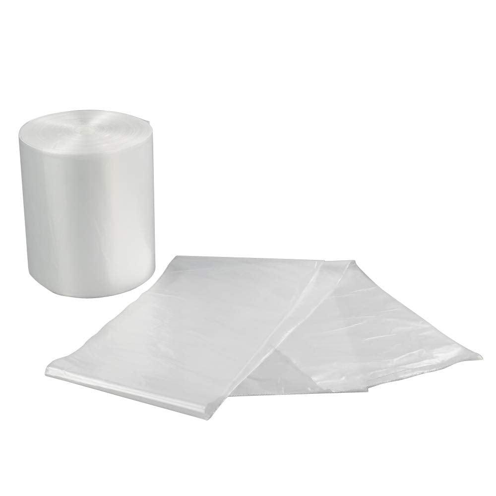 Lesbin 18 Gallon Clear Large Trash Bag, Kitchen Trash Compactor Bags, 90 Counts