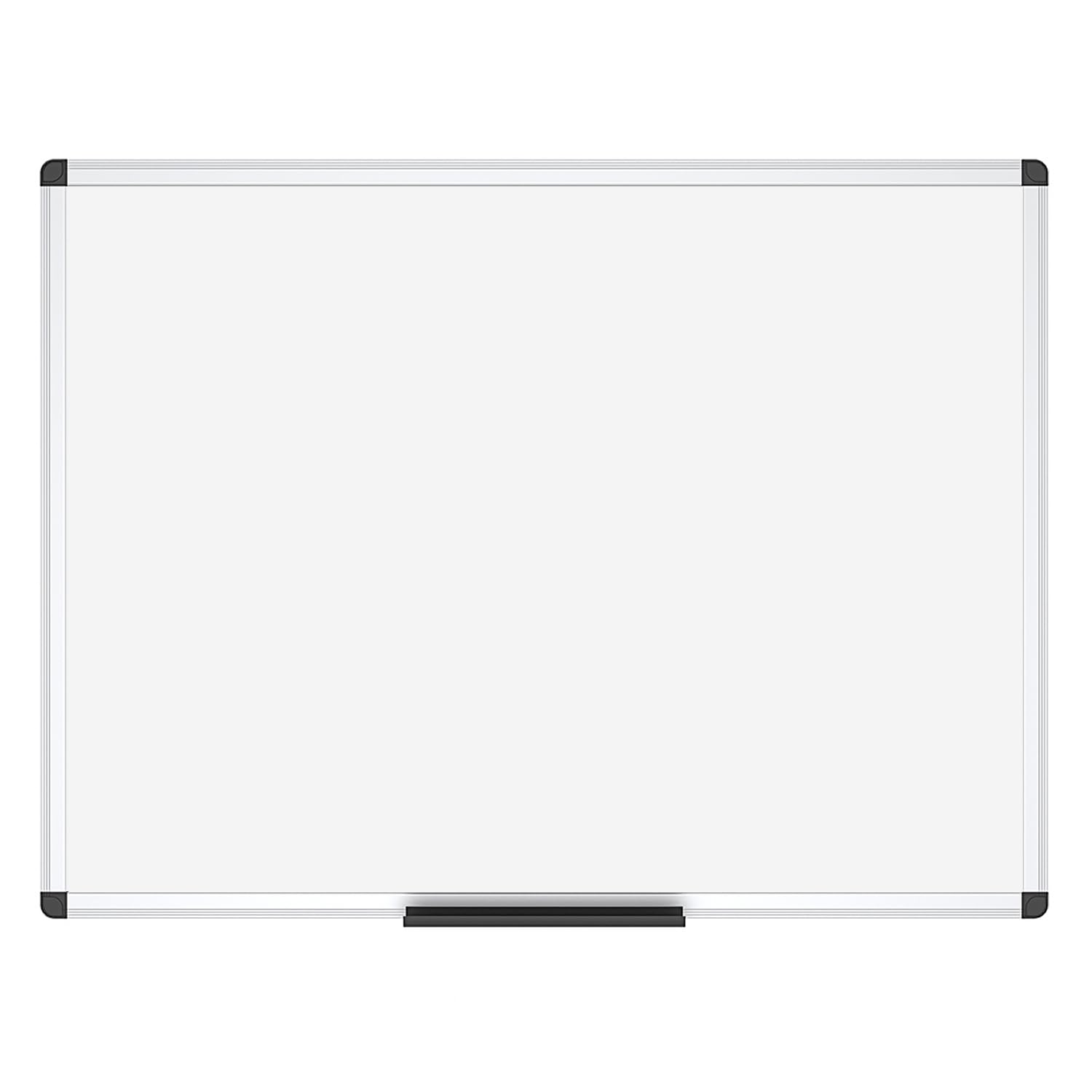 VIZ-PRO Dry Erase Board/Whiteboard, 36 X 24 Inches, Wall Mounted Board for School Office and Home