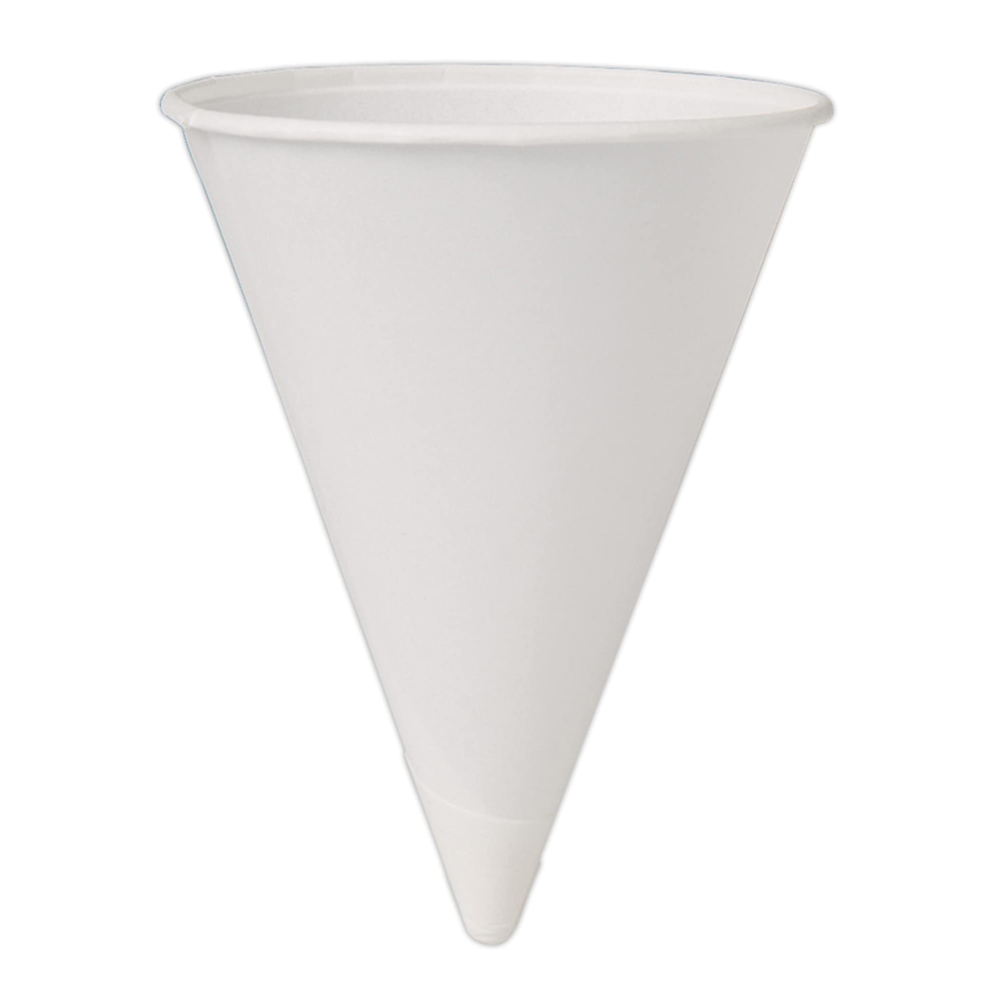 Unisource Solo Paper Cone Water Cups - Cone - 200 / Pack - White - Paper - Water, Cold Drink