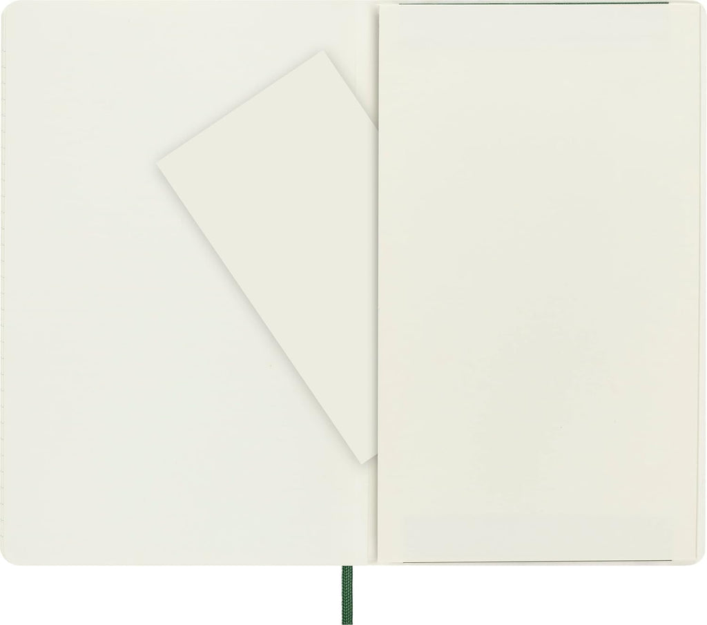 Moleskine Notebook, Large, Ruled, Myrtle Green, Soft Cover (5 x 8.25)
