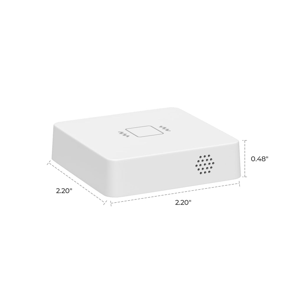 THIRDREALITY Zigbee Vibration Sensor with 110dB Alarm, Zigbee Hub Required,Adjustable Sensitivity, Work with SmartThings, Home Assistant via ZHA/Z2M, Homey and Echo Devices with Built-in Zigbee hub