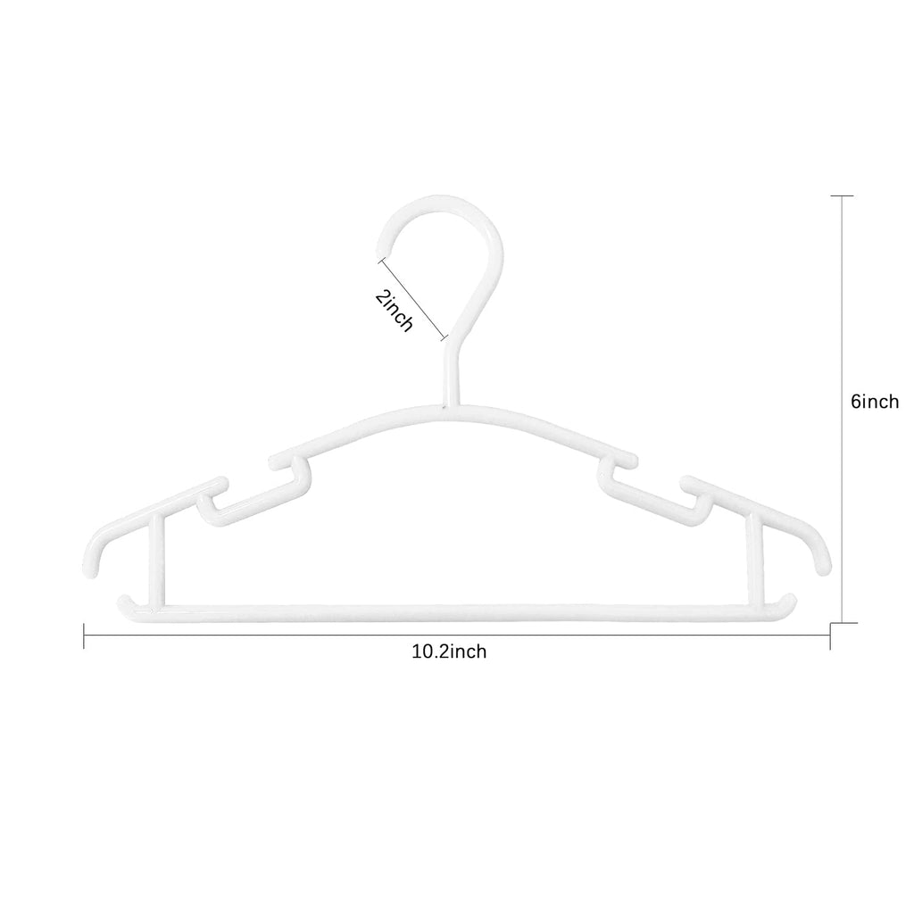 GoodtoU Baby Hangers 100Pack Kids Plastic Baby Clothes Hangers for Closet Small Children Infant Toddler Child