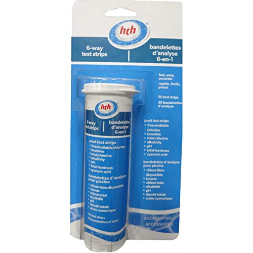 HTH 4124 6-Way Test Strip, 50 Strips
