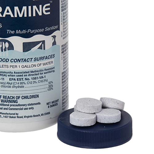 Bar Maid DIS-201 Dishwashing Sanitizing Tablets, Bottle of 150