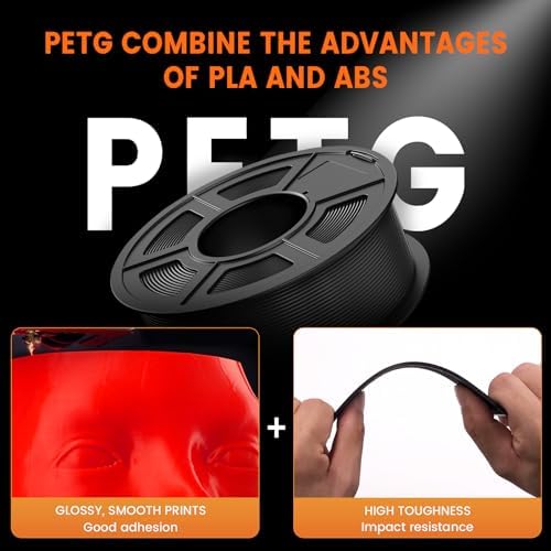 TECBEARS PETG Filament 1.75mm 1KG, 3D Printer Filament Petg Olive Green, Strong Toughness and High Precision 1KG(330M) Filament, Dimensional Accuracy ±0.02mm, Olive Green PETG