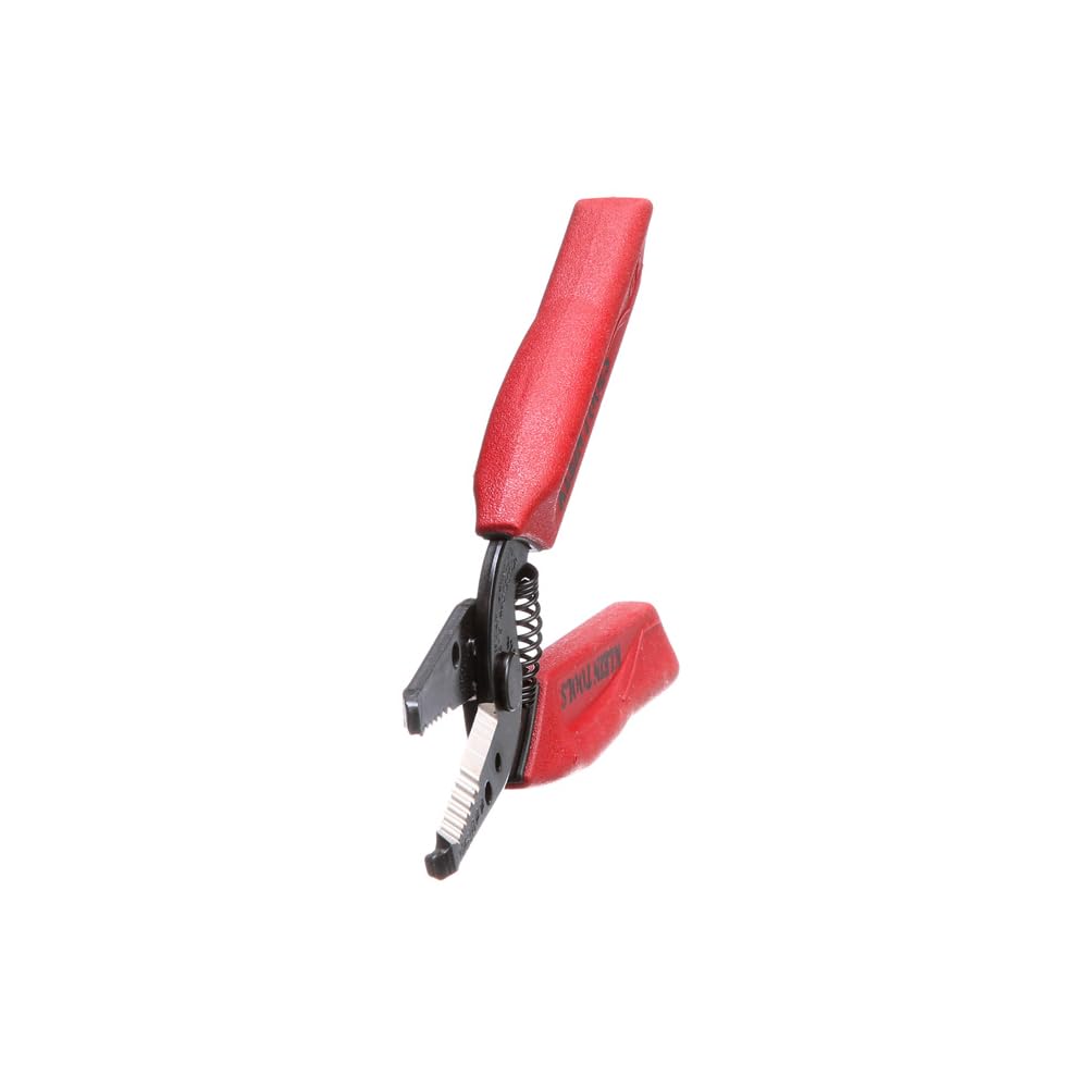 Klein Tools 11046 Wire Stripper, Wire Cutter, Stripping/Cutting Tool for 16-26 AWG Stranded, Compact Nose with Precision-Ground Stripping Holes