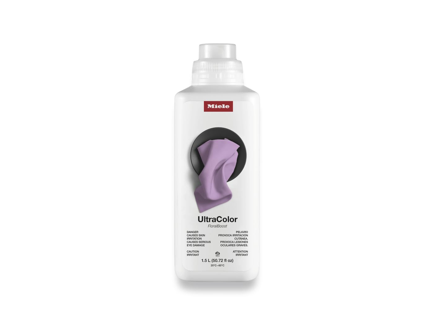 Miele Original UltraColor FloralBoost Liquid Laundry Detergent for Miele Washing Machines, Fragrant Colour Protection, 1.5 L - 12277410