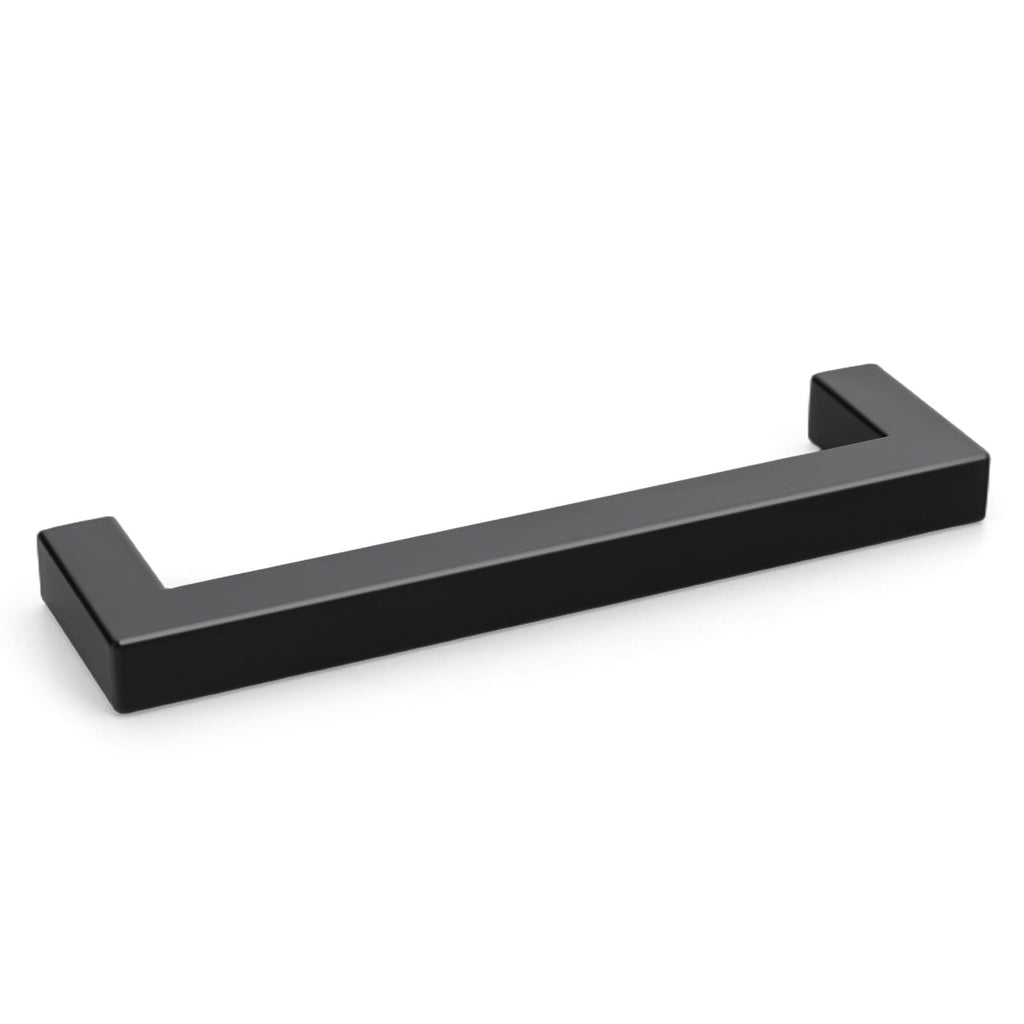 goldenwarm Black Cabinet Handle 5in 10Pack Stainless Steel Modern Drawer Pulls for Kitchen Cupboard| Poignée Armoire Cuisine Noire 5po 10Pièces Acier Inoxydable Moderne Pour Cuisine Salle de Bain