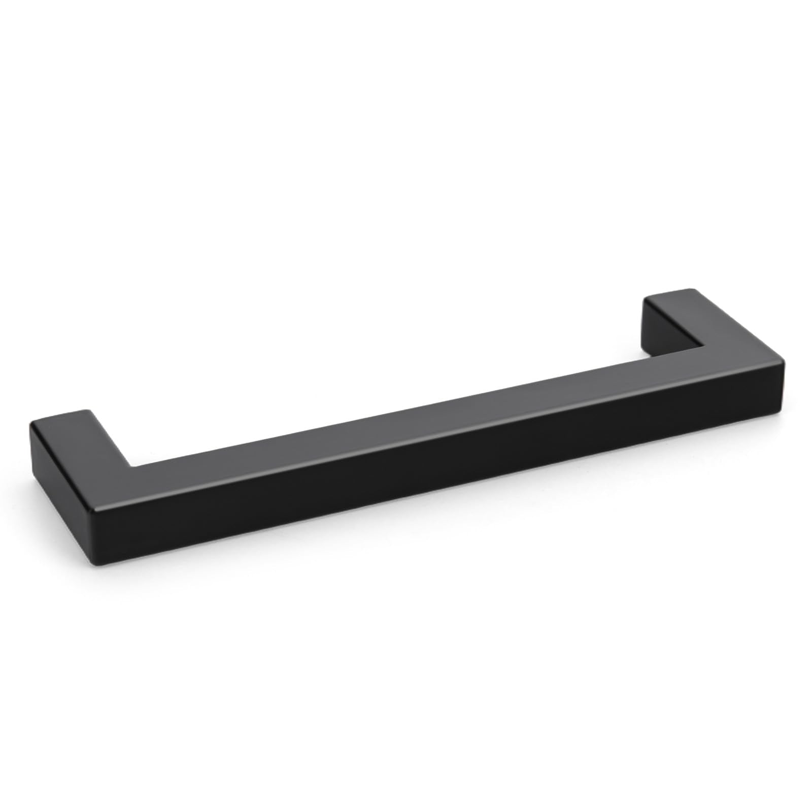goldenwarm Black Cabinet Handle 5in 10Pack Stainless Steel Modern Drawer Pulls for Kitchen Cupboard| Poignée Armoire Cuisine Noire 5po 10Pièces Acier Inoxydable Moderne Pour Cuisine Salle de Bain