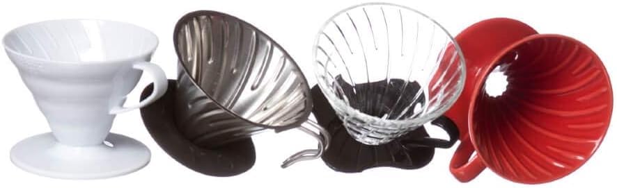 Hario V60 Plastic Coffee Dripper, Size 02, Clear