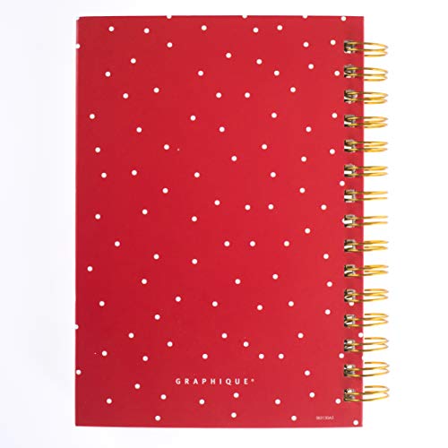 Graphique Peanuts "Happy Thoughts" Hard Bound Journal - 160 Ruled Pages, Vintage Peanuts Cartoon Cover w/"Happy Thoughts" Message Embellished w/Gold Foil, 6.25" x 8.25" x 1"