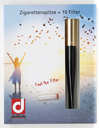 Denicotea Lady Black Nozzle with Ejector No 20202 + 10 Filters