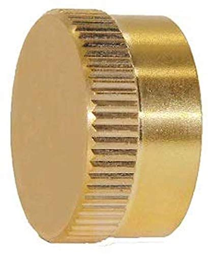 YOUHO 12pcs Brass Refill Cap 1 LB Propane Bottle Cap Gas Tank Cylinder Sealed Cap Protect Cap