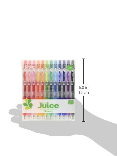 Pilot Juice Gel Ink Ballpoint Pen, 0.5mm, 12 Color Set (LJU-120EF-12C)