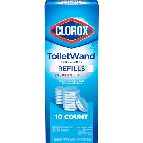 Clorox ToiletWand Disinfecting Refills, 10 Count (Package May Vary)