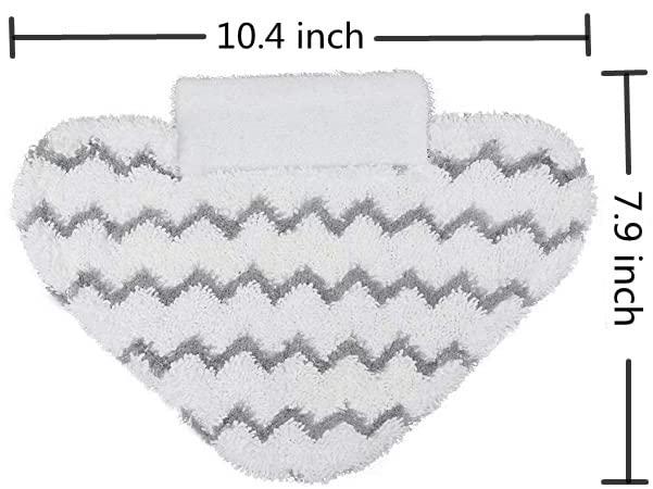 4 Pack Steaming Mop Replacement Pads Triangle for Shark Lift-Away Genius S3973 S3973D S5003D S6001 S6002 3973WM S5002 Steam Pocket Mop Series