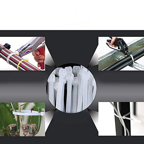 1200 Pieces Zip Ties, Multi-Purpose Assorted Colored Self-Locking Nylon Cable Zip Ties in 12 Different Colour for Home Office Garden Garage and Workshop,4 inch