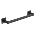16" Single Towel Bar Wall Mounted Stainless Steel Towel Holder for Bathroom or Kitchen Matte Black Towel Rack(40CM)