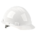 SAFEGEAR, Cap Style Hard Hat, 4 Point Adjustable Ratchet Suspension, CSA Z94.1-15 Type 1 Class E, White, 1 Piece