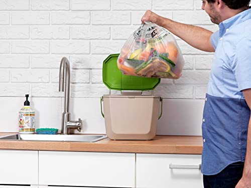 Glad 100% Compostable Bags - Small 10 Litres - Lemon scent 100 Compost Bags