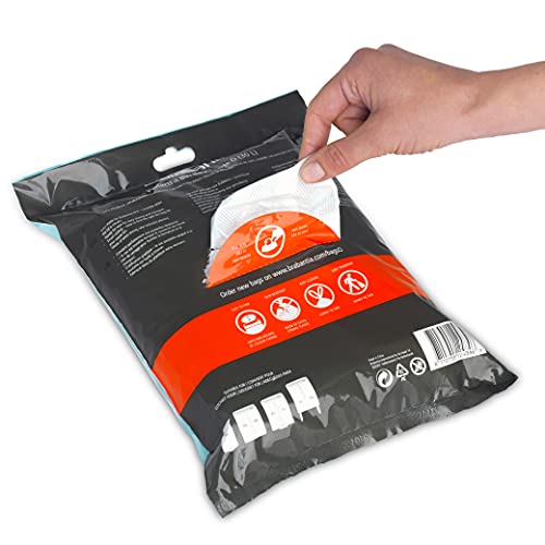 Brabantia PerfectFit Trash Bags (Size O/8 Gal) Thick Plastic Trash Can Liners with Drawstring Handles (40 Bags)