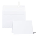 Packpal Blank Cards and Envelopes 5X7, 50Pack Self Seal White Fold Cardstock with Envelope for Wedding Invitation, DIY Note, Homemade, Thank You Greeting Card