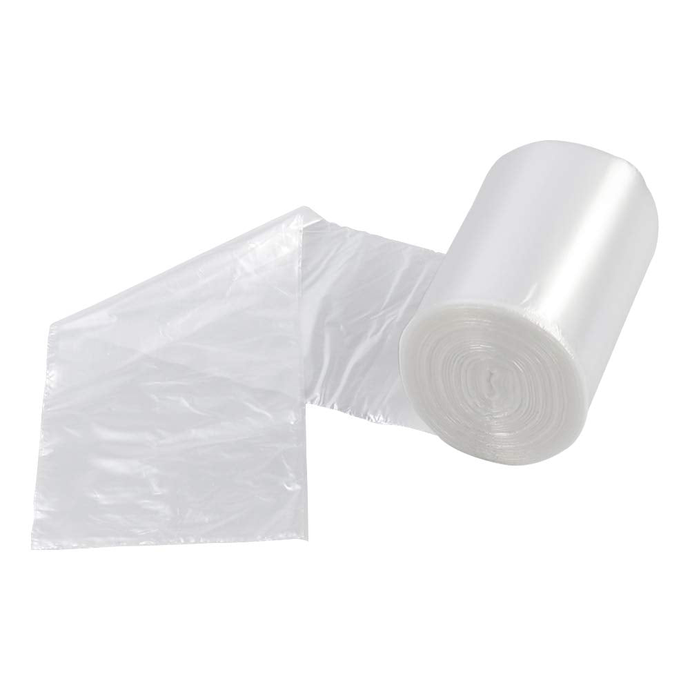 Ortodayes 3 Gallon Clear Trash Bags, 2 Rolls/200 Bags