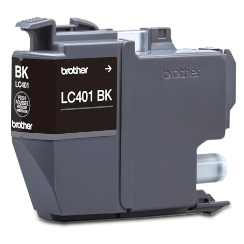 Brother Genuine LC401BKS Standard-Yield Black Ink Cartridge