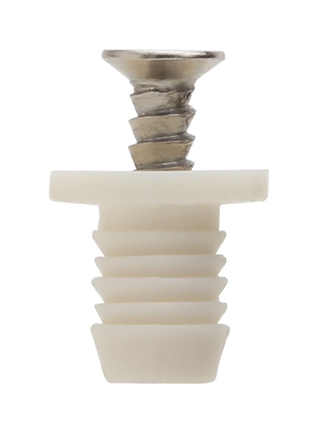 Silverline Hardware Silverline 8mm Plastic Hinge Dowel Inserts with Screws,50 Pcs