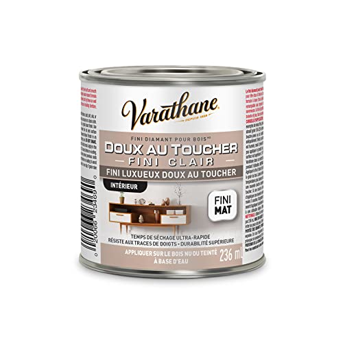 Premium Wood Finish for Interior, Water-Based in Matte Clear, 236 mL, 273902