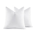 MIULEE 18x18 Pillow Inserts, Pack of 2 Feather Throw Pillow Inserts, Decorative Fluffy Cotton Fabric for Living Room Sofa Bed