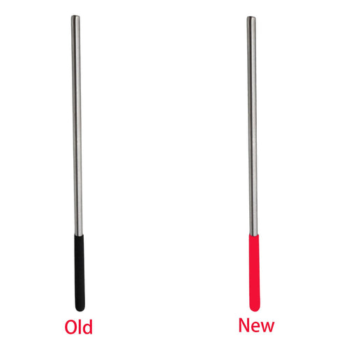 1 Pair Torsion Spring Winding Rods with Non-Slip Handle, 16 Inch Length Winding Bars for Adjusting or Replacing Garage Door Torsion Springs, 12mm Diameter Round Steel Rods