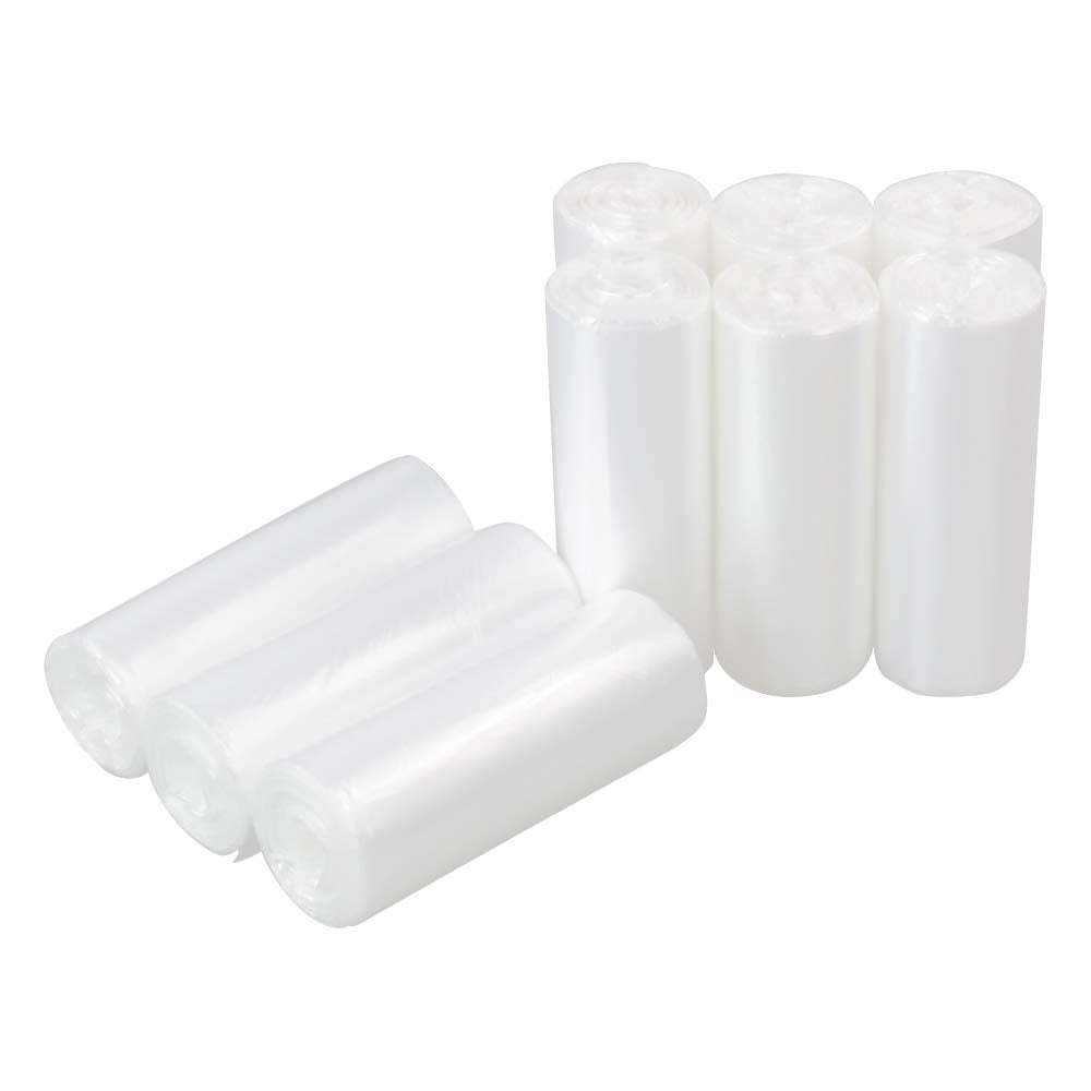 Farmoon 15L Clear Garbage Bags, Trash/Rubbish/Wastebasket Liners(9 Rolls, 225 Counts)